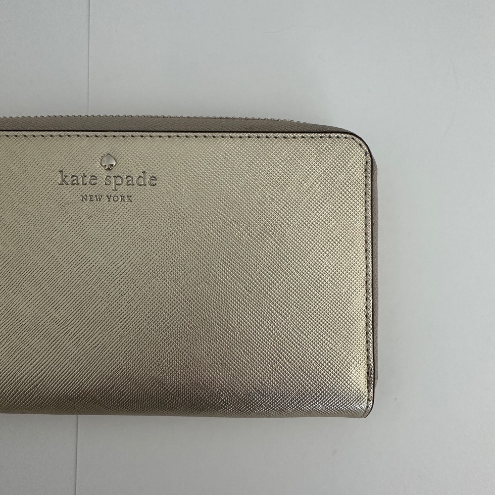 Kate Spade Gold Wristlet Wallet - Picture 7 of 11